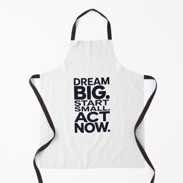 Item preview, Dream Big Start Small Act Now – Bold Typography Quote designed and sold by ArtByYunus.