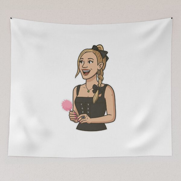 Item preview, Keeley Jones – Football Glam Cartoon Character Illustration designed and sold by BackstopAndCo.
