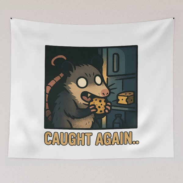 Item preview, Caught Again Opossum Thief designed and sold by k3rstman1.