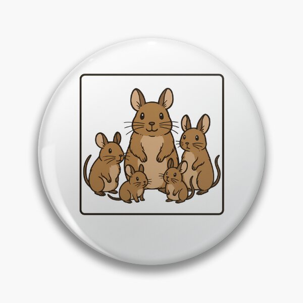 Item preview, Cute Degu Family Portrait designed and sold by k3rstman1.