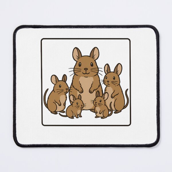 Item preview, Cute Degu Family Portrait designed and sold by k3rstman1.