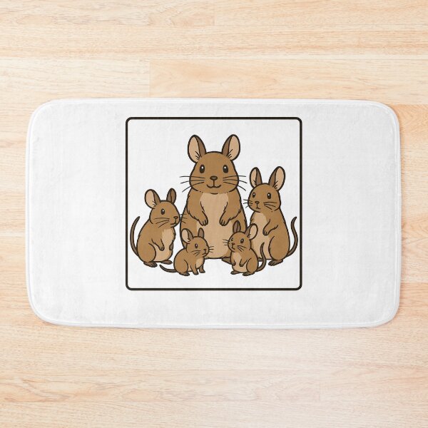 Item preview, Cute Degu Family Portrait designed and sold by k3rstman1.