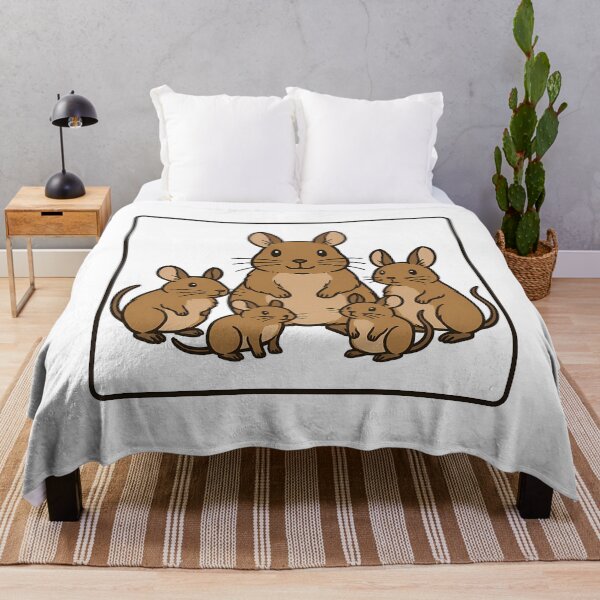 Item preview, Cute Degu Family Portrait designed and sold by k3rstman1.
