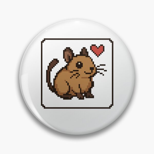 Item preview, Cute Degu Pixel Art designed and sold by k3rstman1.