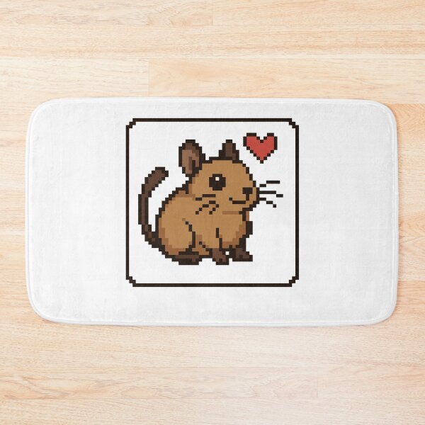 Item preview, Cute Degu Pixel Art designed and sold by k3rstman1.