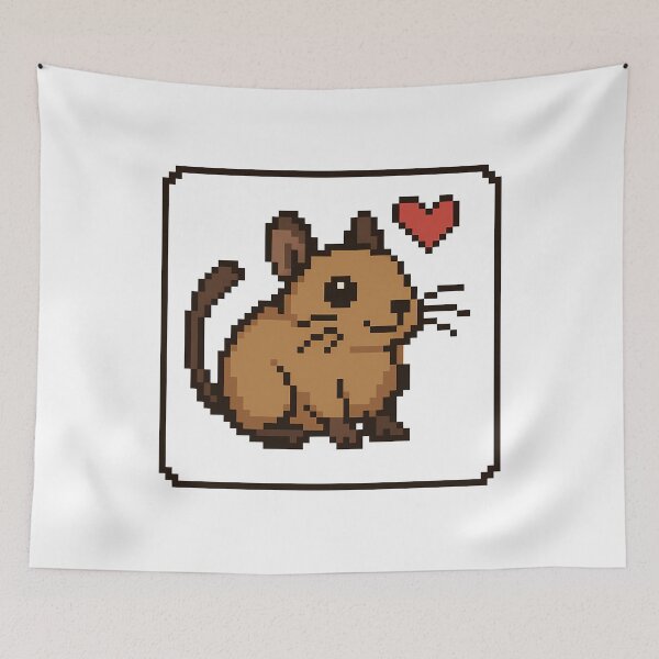 Item preview, Cute Degu Pixel Art designed and sold by k3rstman1.