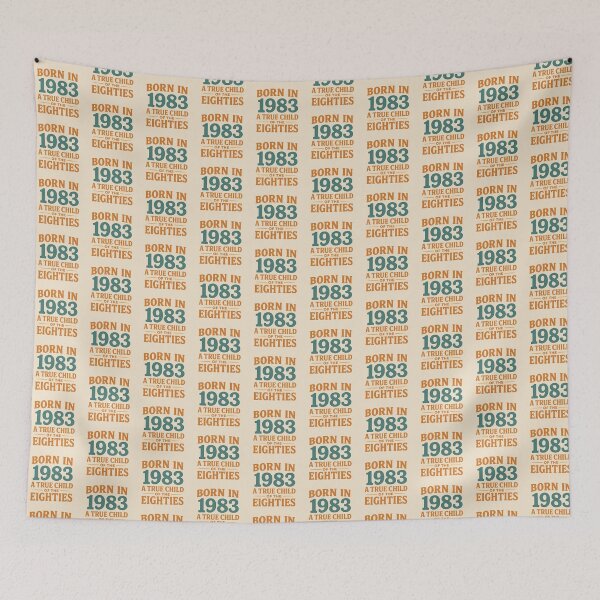 Item preview, Born in 1983 – A True Child of the Eighties designed and sold by TheWonkyEaselCo.