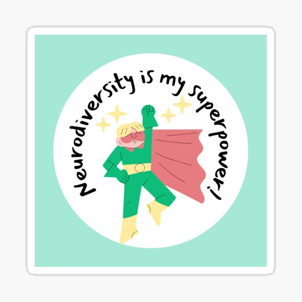 Item preview, Neurodiversity is my superpower! designed and sold by JourneyTherapyTools.