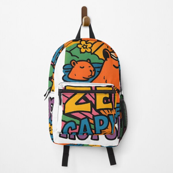 Item preview, Zen Capybara Chaos at Hot Springs designed and sold by shockSpot.