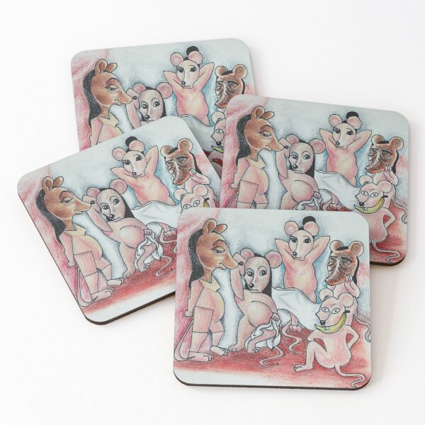 Item preview, The Little Mouse Ladies of Avignon designed and sold by LamuseeJeux.