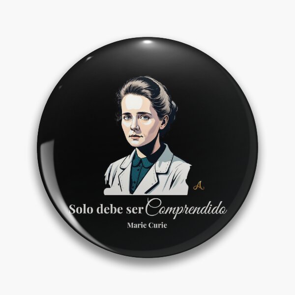 Item preview, Marie Curie | "Nothing in life should be feared" | Scientific Art (Dark) designed and sold by imprAsiones.