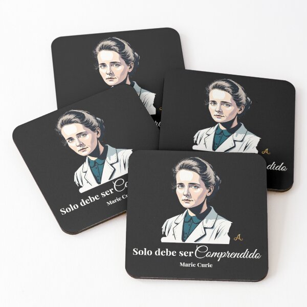 Item preview, Marie Curie | "Nothing in life should be feared" | Scientific Art (Dark) designed and sold by imprAsiones.