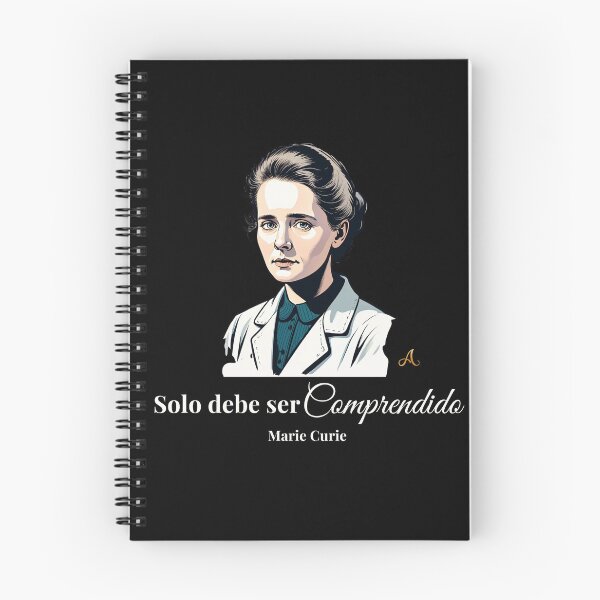 Item preview, Marie Curie | "Nothing in life should be feared" | Scientific Art (Dark) designed and sold by imprAsiones.