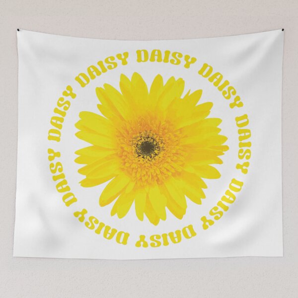 Item preview, Retro Yellow Daisy Circle designed and sold by Lyonyx.