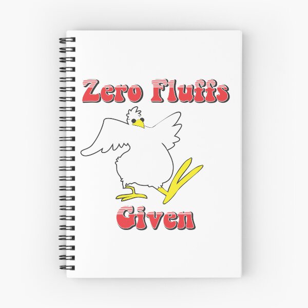 Item preview, Copy of Zero Fluffs Given | Keep on Trucking Chicken | NickerStickers®  on Redbubble designed and sold by NickerStickers.