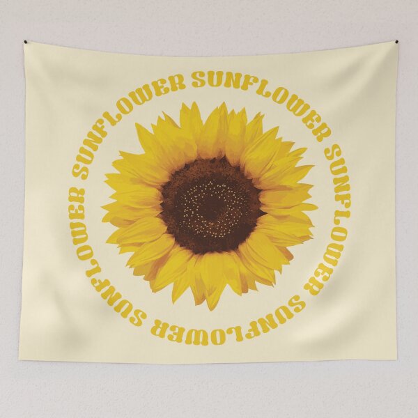 Item preview, Retro 70s Sunflower Circle designed and sold by Lyonyx.