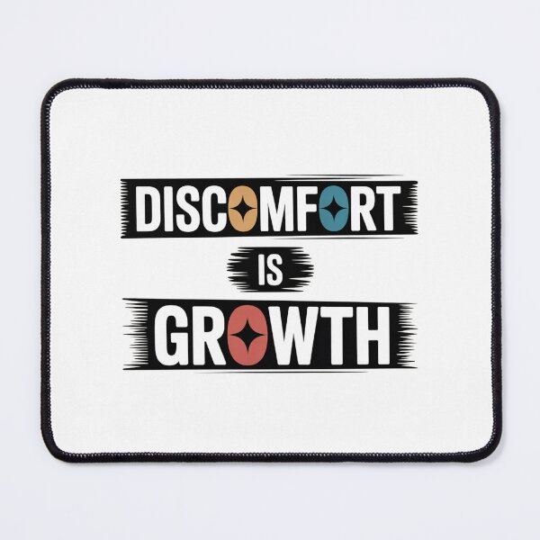 Item preview, Discomfort Is Growth – Grit and Mindset Quote Design designed and sold by ArtByYunus.