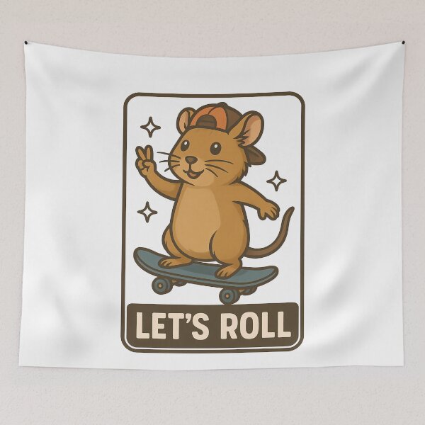 Item preview, Rad Degu Skateboarder  designed and sold by k3rstman1.