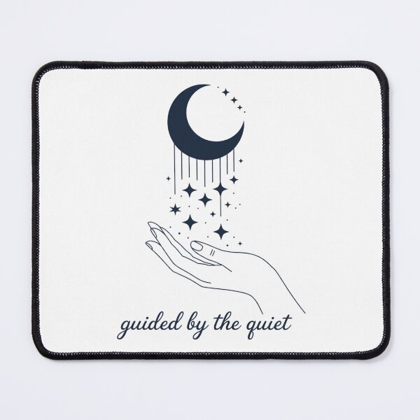 Item preview, Guided by the Quiet – Minimal Moon and Stars Design designed and sold by ArtByYunus.