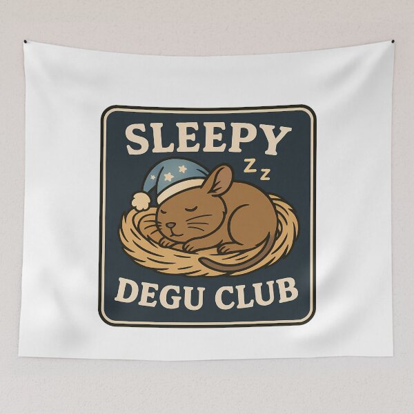 Item preview, Sleepy Degu Club designed and sold by k3rstman1.
