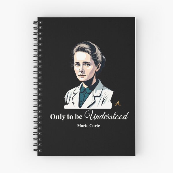 Item preview, Marie Curie | "Nothing in life should be feared" | Scientific Art (English) (Dark) designed and sold by imprAsiones.
