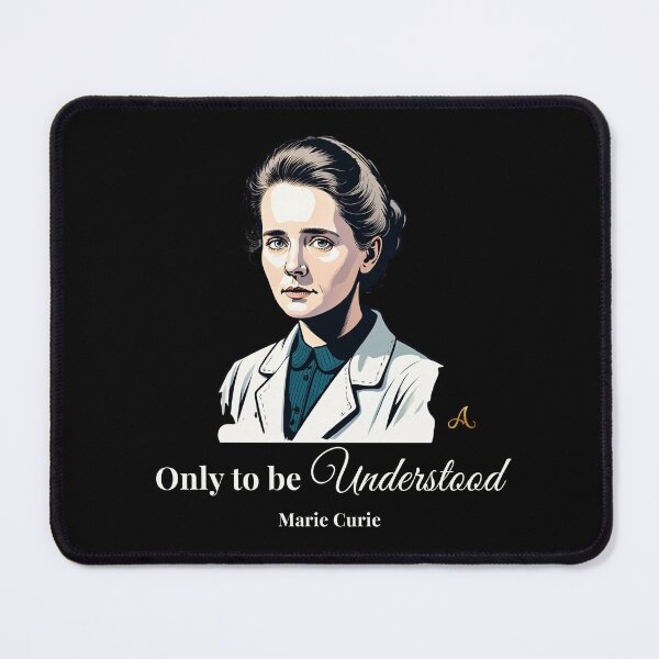 Item preview, Marie Curie | "Nothing in life should be feared" | Scientific Art (English) (Dark) designed and sold by imprAsiones.