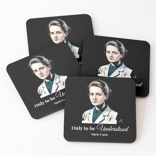 Item preview, Marie Curie | "Nothing in life should be feared" | Scientific Art (English) (Dark) designed and sold by imprAsiones.