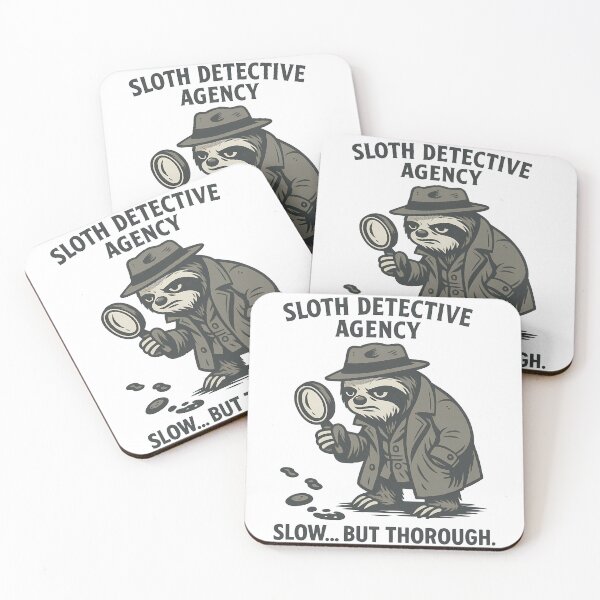 Item preview, Sloth Detective Agency: Slow But Thorough Investigator designed and sold by k3rstman1.