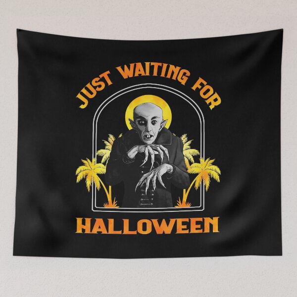 Item preview, Just Waiting For Halloween Spooky Summer Vibes Summerween Count Orlok designed and sold by Bad Kitty Designz.