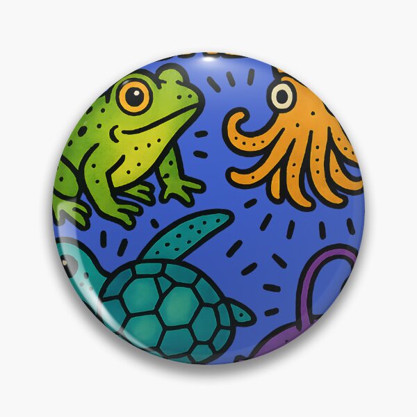 Item preview, Bioluminescent Animals Glow Squad Doodle designed and sold by shockSpot.