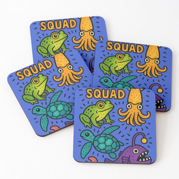 Item preview, Bioluminescent Animals Glow Squad Doodle designed and sold by shockSpot.
