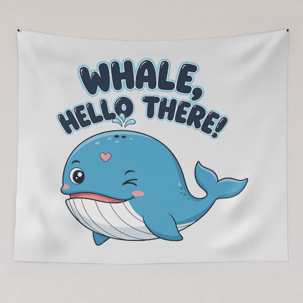 Item preview, Whale, Hello There! designed and sold by Amir Faysal.