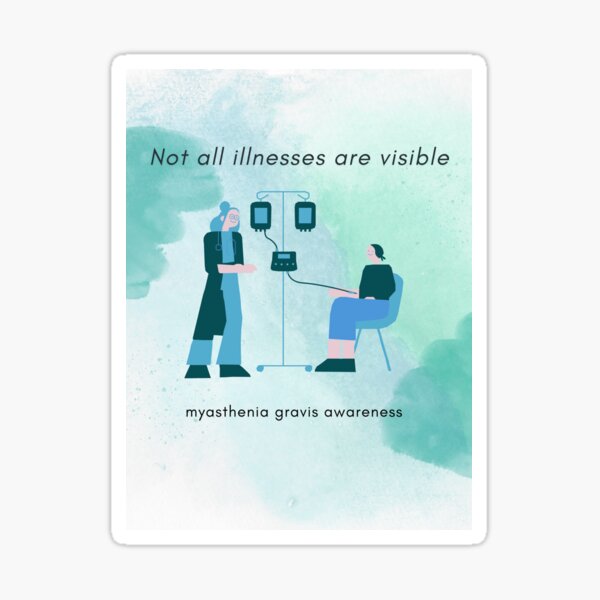 Item preview, Myasthenia gravis awareness designed and sold by QuietGlow.