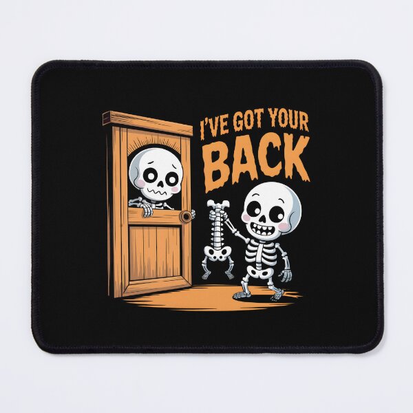 Item preview, Ive Got Your Back - Halloween Skeletons designed and sold by GRABAPSHOP.