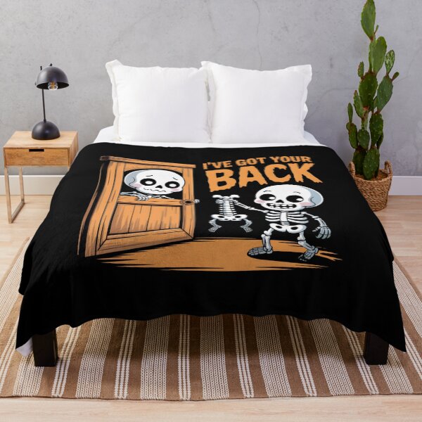 Item preview, Ive Got Your Back - Halloween Skeletons designed and sold by GRABAPSHOP.