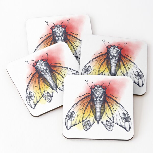 Item preview, Beautiful insects, butterfly, dragonfly, fly, cicada, mystical insects, magic, graphic drawing, graphics, watercolor, positive vibrations, nature, wildlife, healing designed and sold by ArtbySvetik.