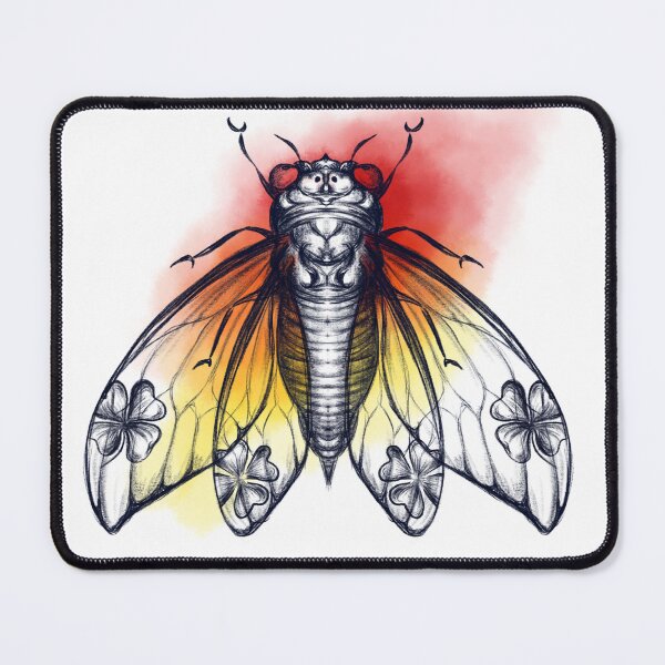Item preview, Beautiful insects, butterfly, dragonfly, fly, cicada, mystical insects, magic, graphic drawing, graphics, watercolor, positive vibrations, nature, wildlife, healing designed and sold by ArtbySvetik.