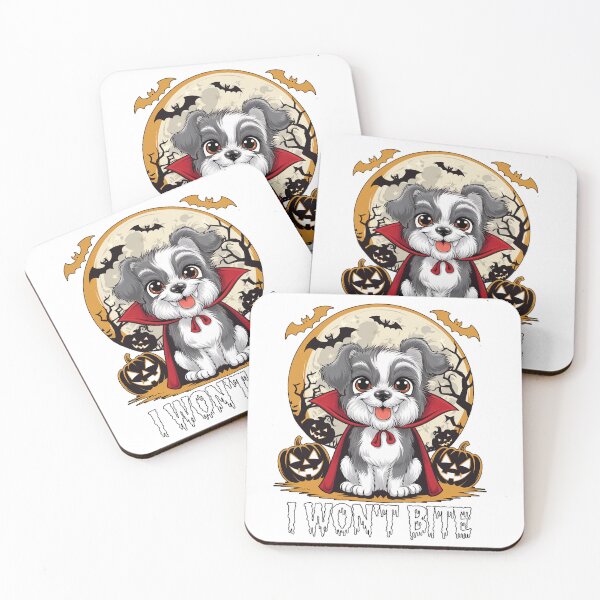 Item preview, Cute dog with the phrase I won't bite. Sticker designed and sold by InkwiseIA.