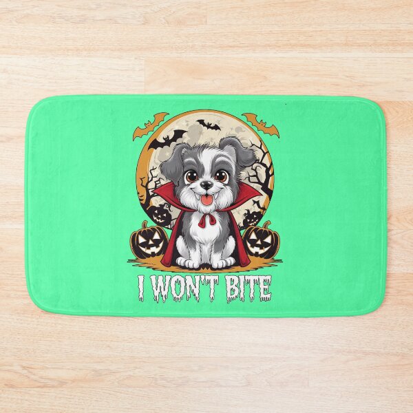 Item preview, Cute dog with the phrase I won't bite. Sticker designed and sold by InkwiseIA.
