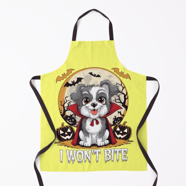 Item preview, Cute dog with the phrase I won't bite. Sticker designed and sold by InkwiseIA.