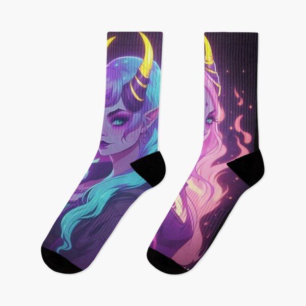 Item preview, Sisters of The Flame - Demon Goddesses in Neon Pastel Dreams designed and sold by DarkDesiresAU.