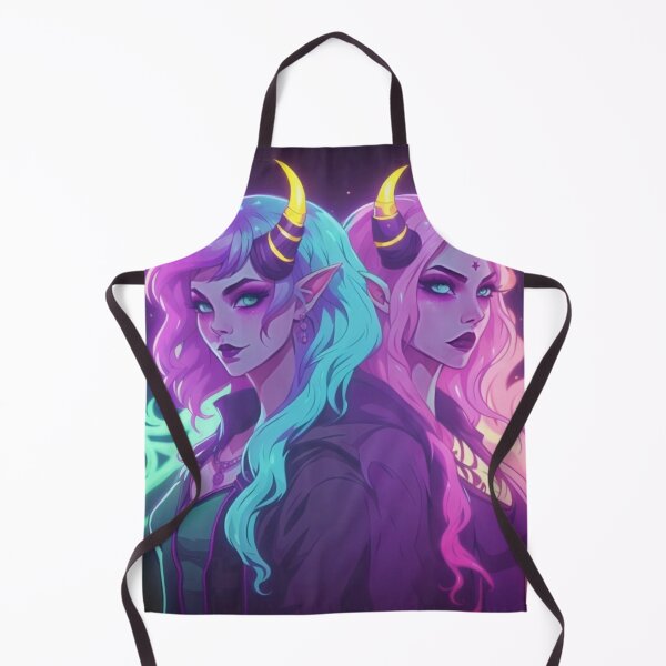 Item preview, Sisters of The Flame - Demon Goddesses in Neon Pastel Dreams designed and sold by DarkDesiresAU.