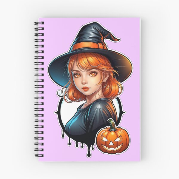 Item preview, A Beautiful Little Halloween Witch. Funny Sticker designed and sold by InkwiseIA.
