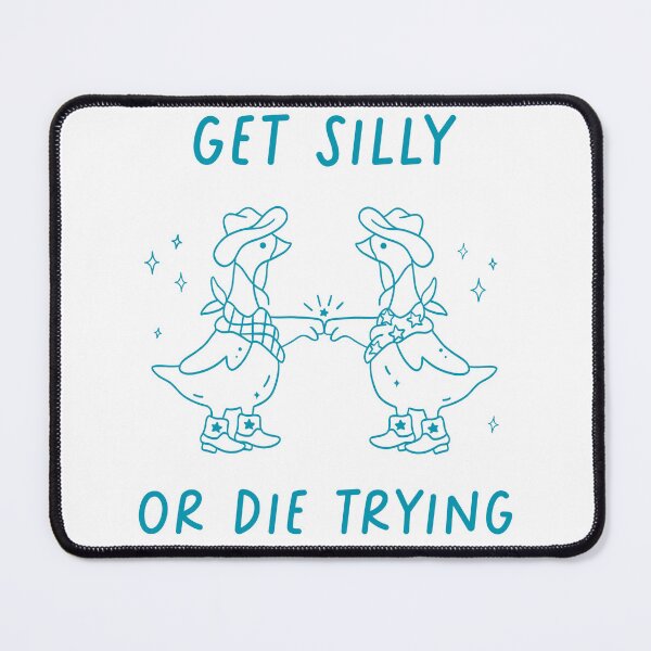 Item preview, Get Silly or Die Trying – Yeehaw Geese Design designed and sold by DeafPigeonDesigns.