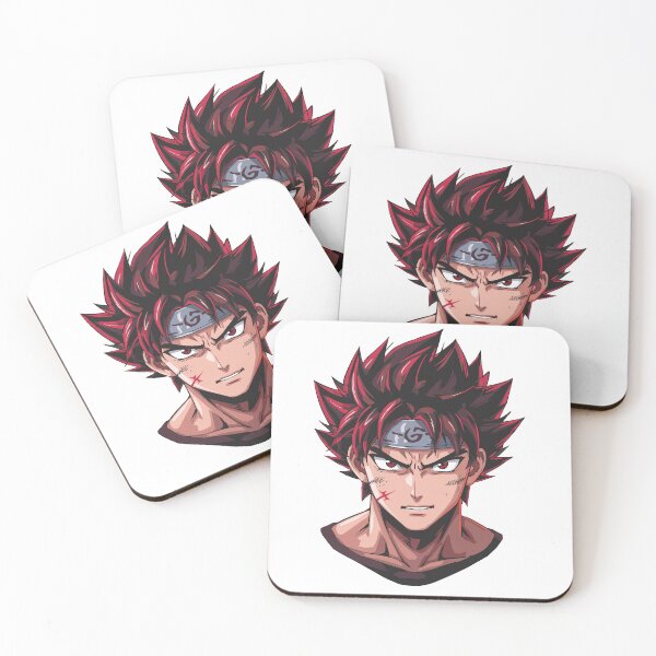 Item preview, Anime warrior with a calm neutral expression portrayed as a standalone fantasy character designed and sold by Flux print.