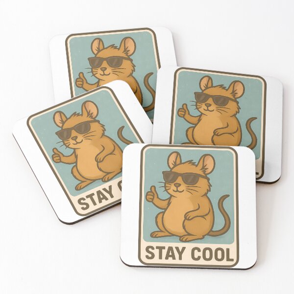 Item preview, Stay Cool Degu Rodent With Sunglasses Thumbs Up designed and sold by k3rstman1.