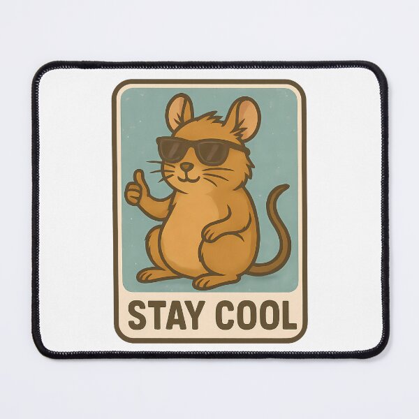 Item preview, Stay Cool Degu Rodent With Sunglasses Thumbs Up designed and sold by k3rstman1.