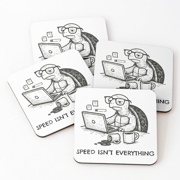 Item preview, Turtle Office Worker IT support Tech Sarcasm - Minimalist Animal Art designed and sold by BeaverFriends.