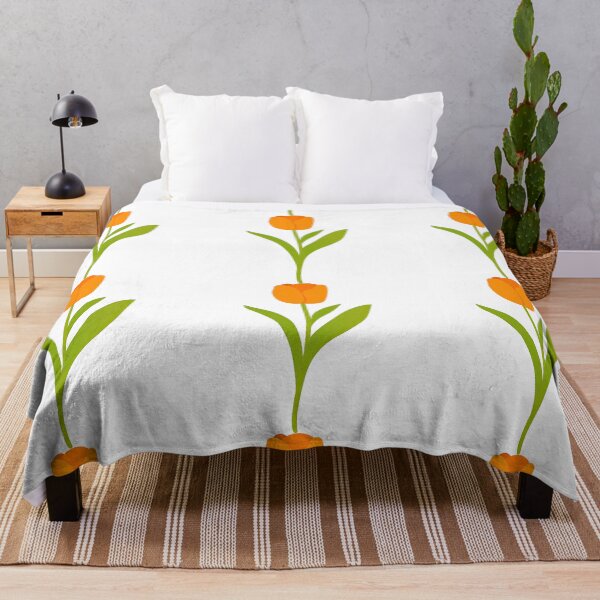 Item preview, Orange Tulip Spring Botanical Drawing designed and sold by ArtfulWeave.