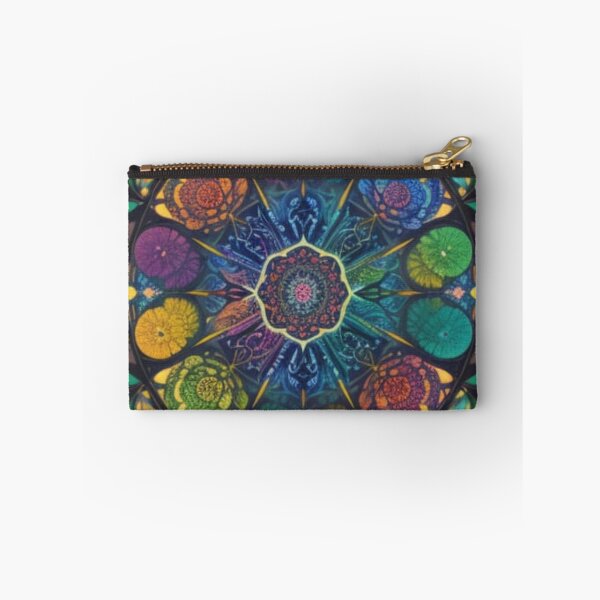 Item preview, Cosmic Rainbow Flower Mandala designed and sold by Harmonic_Layers.